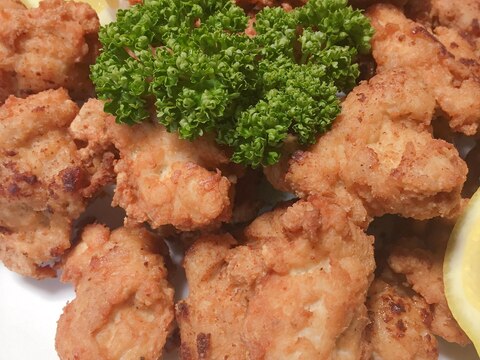 糖質制限☆おからパウダーとむね肉でナゲット風唐揚げ